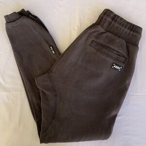 ASRV Aesthetic Revolution Men’s Grey Joggers Size Small Athleisure Travel Hiking